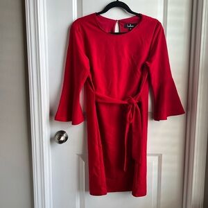 Red Longsleeve Dress